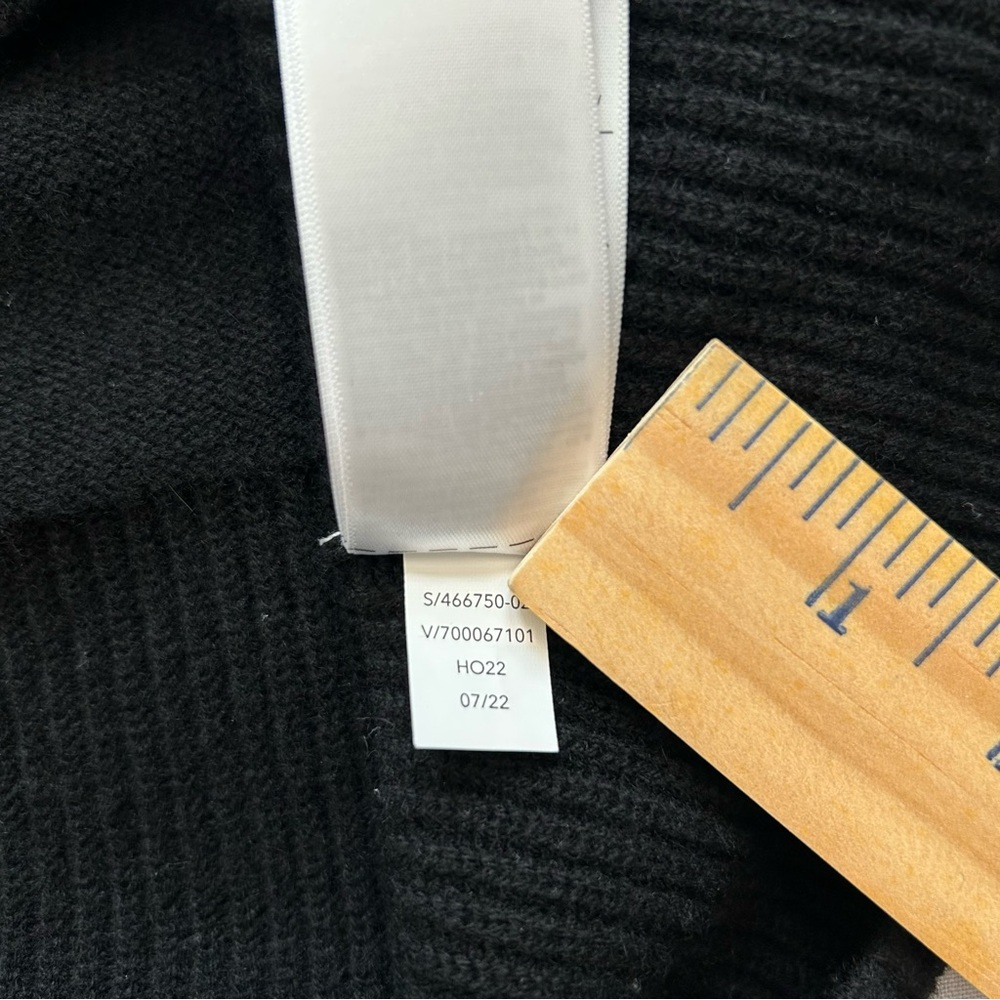 Athleta Alpine Turtleneck Sweater Wool & Cashmere Blend Black Large - Picture 10 of 11